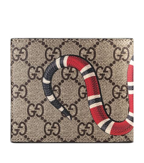 gucci kingsnake wallet used|authentic Gucci snake wallet.